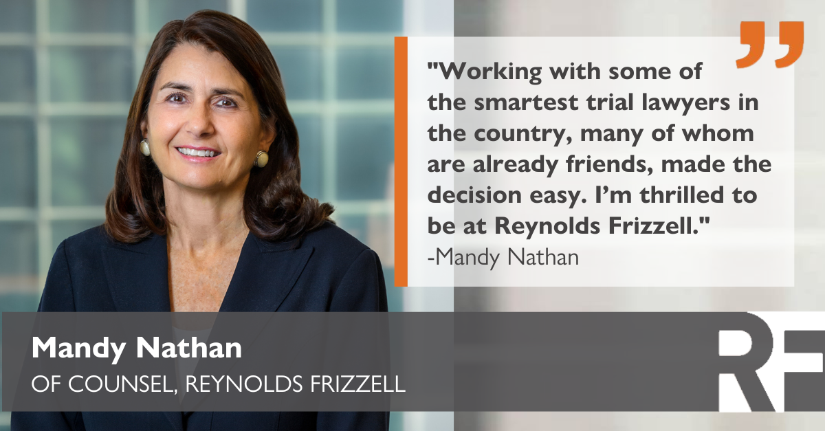 Get To Know Mandy Nathan | Reynolds Frizzell LLP